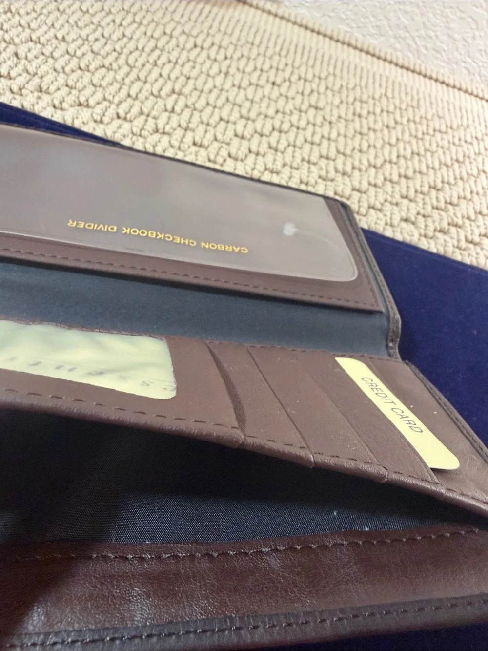 Rolfs Brown Leather Men's Card Holder Wallet